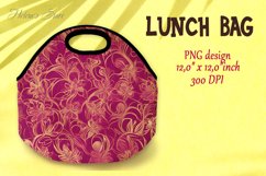 Flowers Lunch bag | Summer designs Lunch bag sublimation Product Image 1