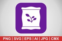 Vector Fertiliizer Icon Product Image 1