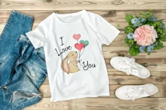 I Love You Print | Valentine's Day Sublimation | Balloons Product Image 3