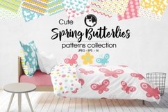 SPRING-BUTTERFLIES, digital papers Product Image 1