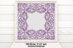 Vintage frame scrapbooking templates for card making png Product Image 2