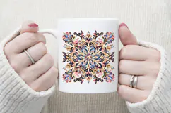 Christmas snowflakes clipart|Cute Winter flower shirt design Product Image 3