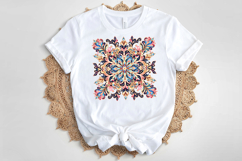 Christmas snowflakes clipart|Cute Winter flower shirt design Product Image 4