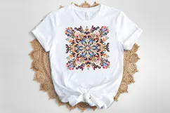 Christmas snowflakes clipart|Cute Winter flower shirt design Product Image 4