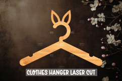 9 Baby Hanger SVG Laser Cut File | Nursery Clothes Organizer Product Image 8
