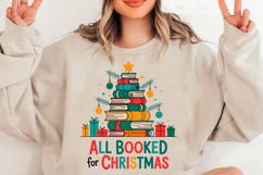 Christmas Png Teacher Png Book Lover Png Product Image 1
