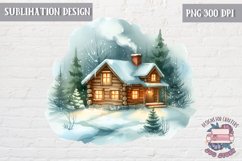 Rustic Christmas PNG Sublimation Wooden Cozy clipart Product Image 1