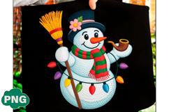 Latch Hook Yarn Crochet Snowman Christma Product Image 2
