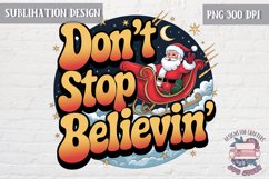Christmas Sublimation Design PNG Funny Quote Santa Elf Lama Product Image 1