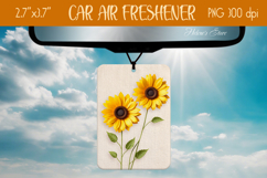 3d Floral Air Freshener Car| Car air freshin sublimating png Product Image 1