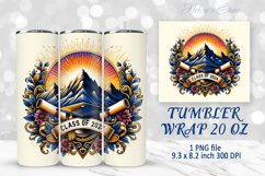 Class of 2024 Sublimation | Graduation tumbler wrap designs Product Image 1