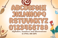 Princess Alphabet clipart PNG bundle 41 files Product Image 1
