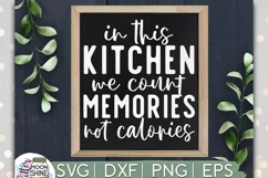 In This Kitchen We Count SVG DXF PNG EPS Cutting Files Product Image 1
