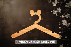 Baby Hanger SVG Laser Cut File | Nursery Clothes Organizer Product Image 1