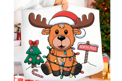 Christmas Deer PNG, Deer, Reindeer PNG Product Image 1