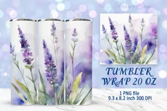 Flowers tumbler wrap | Summer Tumbler sublimation designs Product Image 11