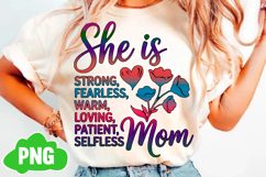 She is Mom PNG, Woman Affirmation PNG Product Image 1