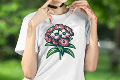 Phlox flower clipart | Vintage Summer flower graphic Product Image 4