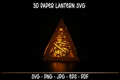 Autumn Lantern SVG I Autumn paper cut SVG I Luminaries SVG Product Image 1