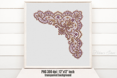 Vintage frame scrapbooking templates for card making png Product Image 3