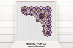 Vintage frame scrapbooking templates for card making png Product Image 4