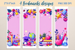 Back to school bookmark designs BUNDLE |Printable book craft Product Image 16