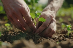 Planting Background Wallpaper Product Image 1