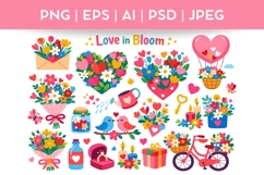Valentine's Day Bundle|Vector &amp; PNG Product Image 1