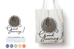 Coffee SVG | Good Morning SVG | Fresh Start SVG Product Image 1
