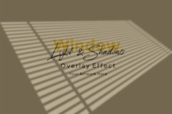 Window Sunlight Shadow Overlay Effect Mockup Product Image 1
