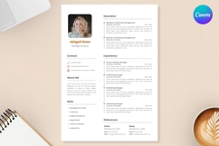 Minimalist CV Resume - Canva Product Image 1