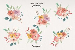 Floral Jessica Watercolors Flowers Arrangements 6 Bouquets Product Image 2