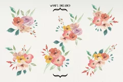 Floral Jessica Watercolors Flowers Arrangements 6 Bouquets Product Image 2