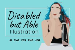 Disabled but Able Vector Illustration Product Image 1