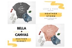 Bella Mockup Bundle 3001 T-Shirt Bundle Heather Prism Set Product Image 3