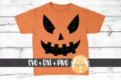 Pumpkin Faces - Halloween Costume SVG PNG DXF Cut Files Product Image 5