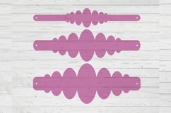 Assorted bracelet shapes template dxf svg png ai files Product Image 1