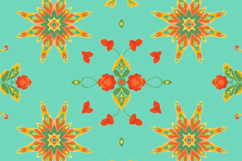 Floral Ornamental Pattern Background Product Image 1