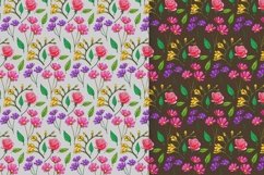 Drawn Flower Patterns and Elements Product Image 9