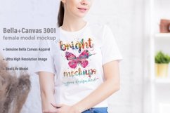 Bella Canvas 3001 Tshirt Mockup White Product Image 1