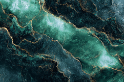 Abstract Green Marble Texture Gold Veins Product Image 1