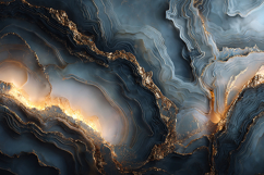 Dark Marble Texture with Golden Layers Product Image 1