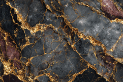 Black Marble Texture With Golden Veins Product Image 1