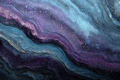 Abstract Purple Blue Marble Texture Art Product Image 1