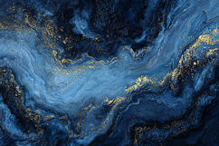 Blue Abstract Marble Texture Gold Dust Product Image 1