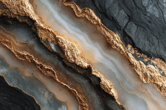 Black Gold Marble Texture Luxury Stone Product Image 1