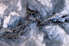 Blue Grey Marble Texture With Gold Veins Product Image 1