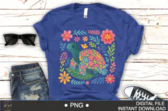 Boho Floral Sea Turtle Watercolor PNG | Ocean Animal Clipart Product Image 5