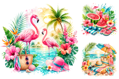 Tropical Summer Sublimation PNG Bundle Product Image 1