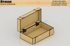 Gift Box laser cut files SVG / Dxf Svg Pdf Cdr Ai files 271 Product Image 2